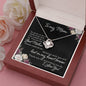 To My Mom - So Much Of Me - Love Knot Necklace - Celeste Jewel