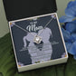 To My Mom - Sometimes It's Hard - Love Knot Necklace - Celeste Jewel