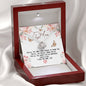 To My Mom - Words That Go Unspoken - Love Knot Necklace - Celeste Jewel