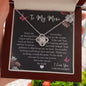 To My Mom - You Are The World - Love Knot Necklace - Celeste Jewel