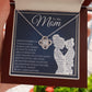 To My Mom - Your Little Girl - Love Knot Necklace - Celeste Jewel