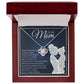 To My Mom - Your Little Girl - Love Knot Necklace - Celeste Jewel