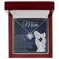 To My Mom - Your Little Girl - Love Knot Necklace - Celeste Jewel