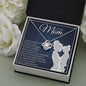 To My Mom - Your Little Girl - Love Knot Necklace - Celeste Jewel
