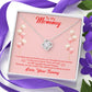 To My Mommy - I Can Hear You - Love Knot Necklace - Celeste Jewel