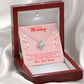 To My Mommy - I Can Hear You - Love Knot Necklace - Celeste Jewel