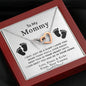 To My Mommy - Keep This In Your Heart - Interlocking Hearts Necklace - Celeste Jewel