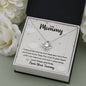 To My Mommy - Until I Can Meet You - Love Knot Necklace - Celeste Jewel