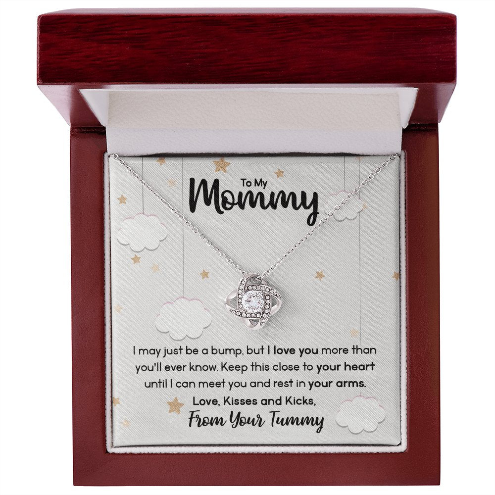 To My Mommy - Until I Can Meet You - Love Knot Necklace - Celeste Jewel