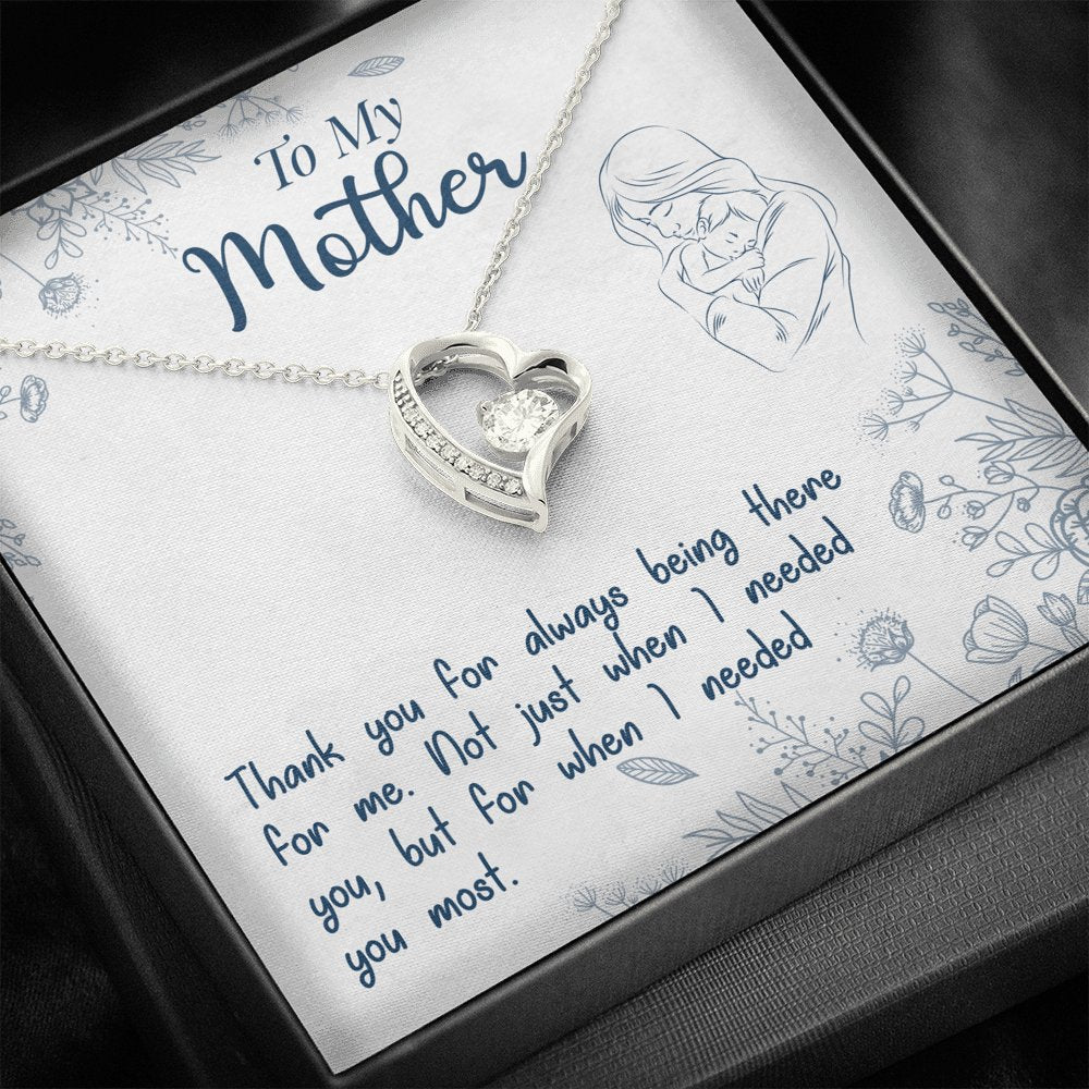 To My Mother - Always Being There For Me - Eternal Love Necklace - Celeste Jewel