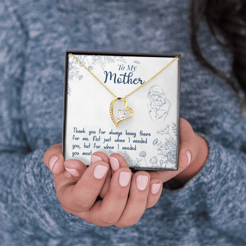 To My Mother - Always Being There For Me - Eternal Love Necklace - Celeste Jewel