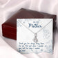 To My Mother - Always Being There For Me - Sparkling Radiance Necklace - Celeste Jewel