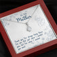 To My Mother - Always Being There For Me - Sparkling Radiance Necklace - Celeste Jewel