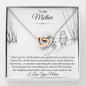 To My Mother - For All The Times - Interlocking Hearts Necklace - Celeste Jewel