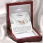 To My Mother - For All The Times - Interlocking Hearts Necklace - Celeste Jewel