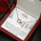To My Mother - For All The Times - Interlocking Hearts Necklace - Celeste Jewel