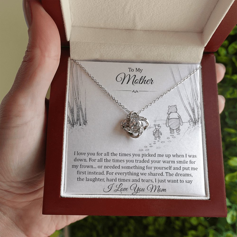 To My Mother - For All The Times - Love Knot Necklace - Celeste Jewel