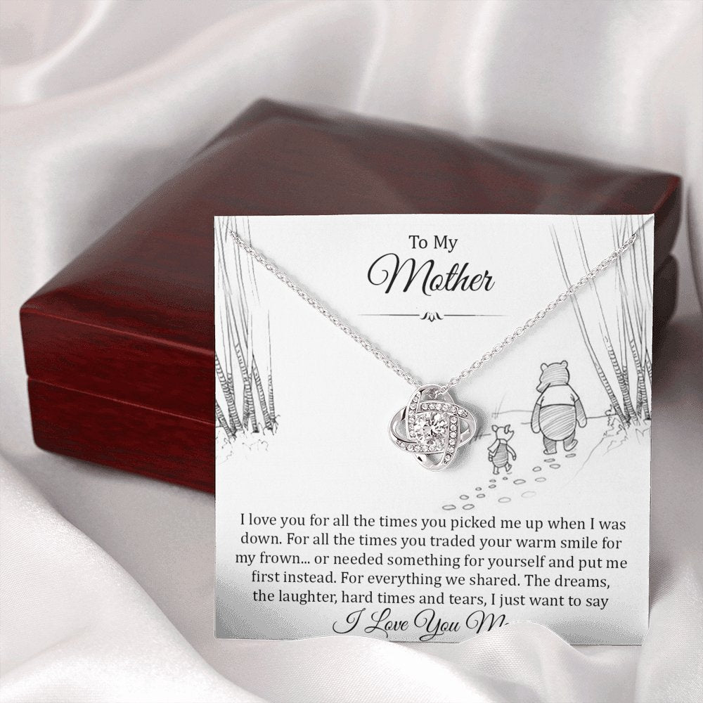 To My Mother - For All The Times - Love Knot Necklace - Celeste Jewel