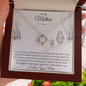 To My Mother - For All The Times - Love Knot Necklace - Celeste Jewel