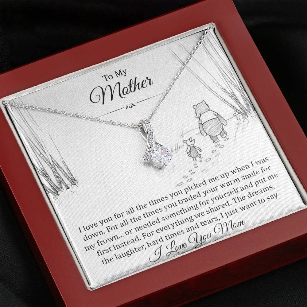 To My Mother - For All The Times - Sparkling Radiance Necklace - Celeste Jewel