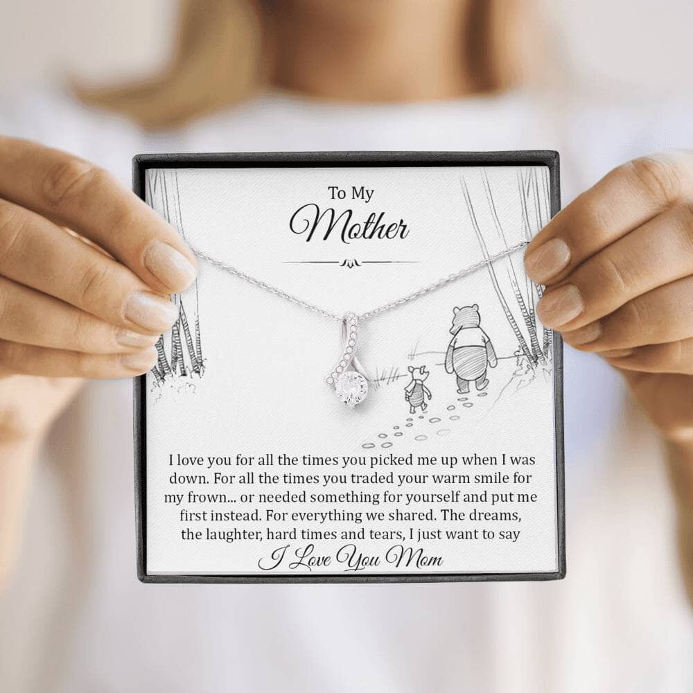 To My Mother - For All The Times - Sparkling Radiance Necklace - Celeste Jewel