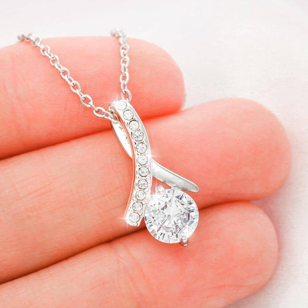 To My Mother - For All The Times - Sparkling Radiance Necklace - Celeste Jewel