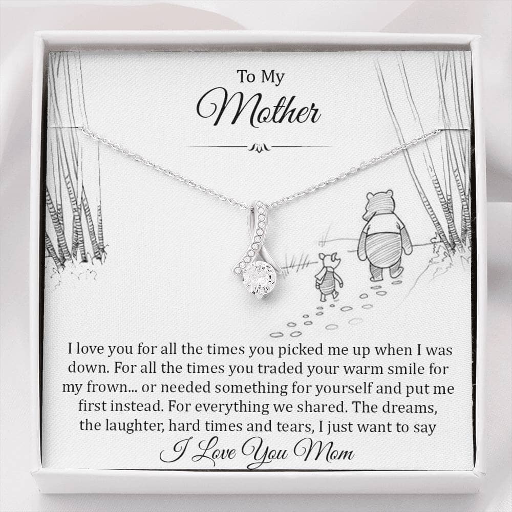 To My Mother - For All The Times - Sparkling Radiance Necklace - Celeste Jewel