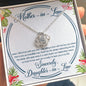 To My Mother-In-Law - Gift For Mother In Law - Love Knot Necklace - Celeste Jewel