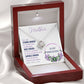 To My Mother - Just Breathe - Love Knot Necklace - Celeste Jewel