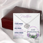 To My Mother - Just Breathe - Love Knot Necklace - Celeste Jewel