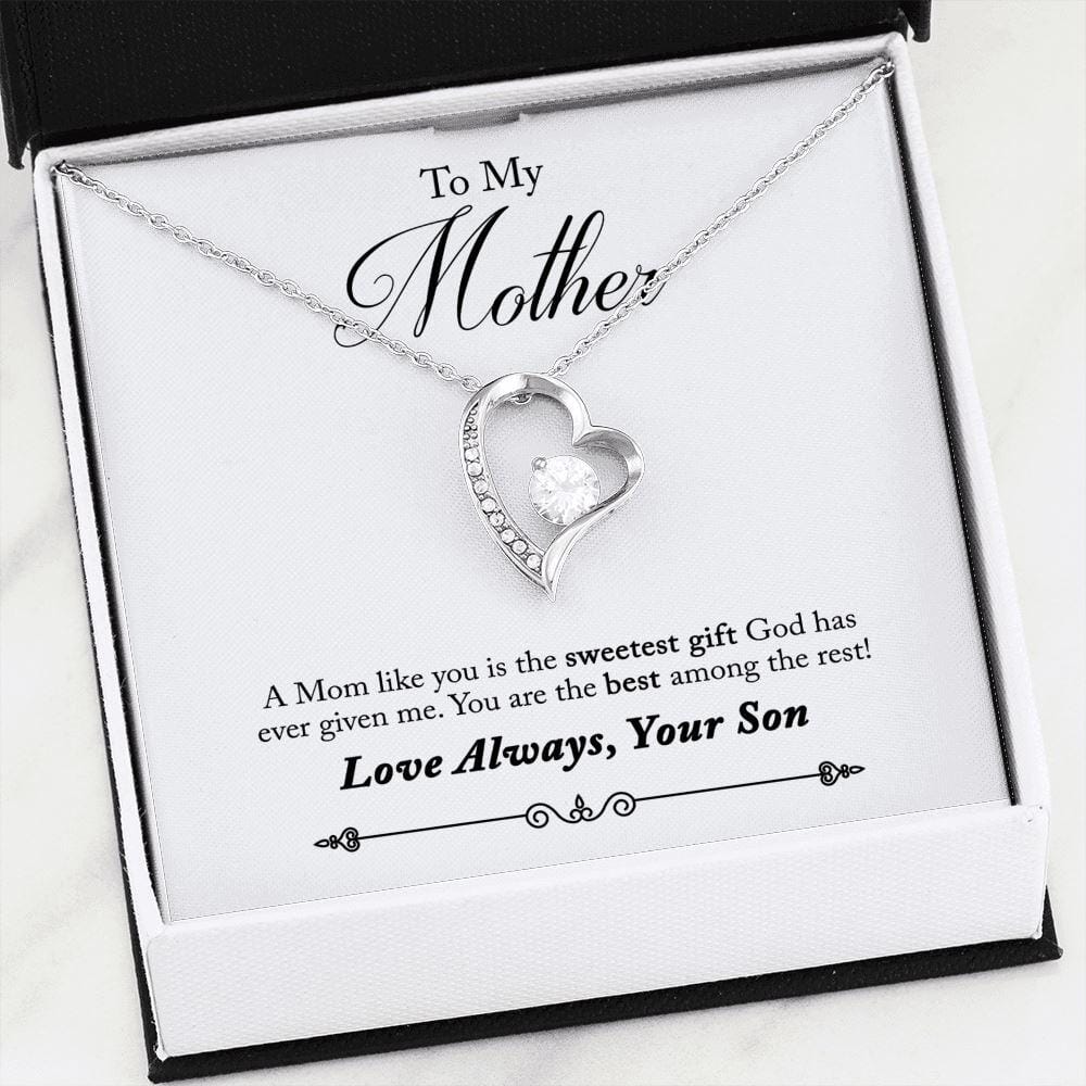 To My Mother - Sweetest Gift - Eternal Love Necklace - Celeste Jewel