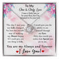 To My One & Only Love - Love Knot Necklace - Celeste Jewel