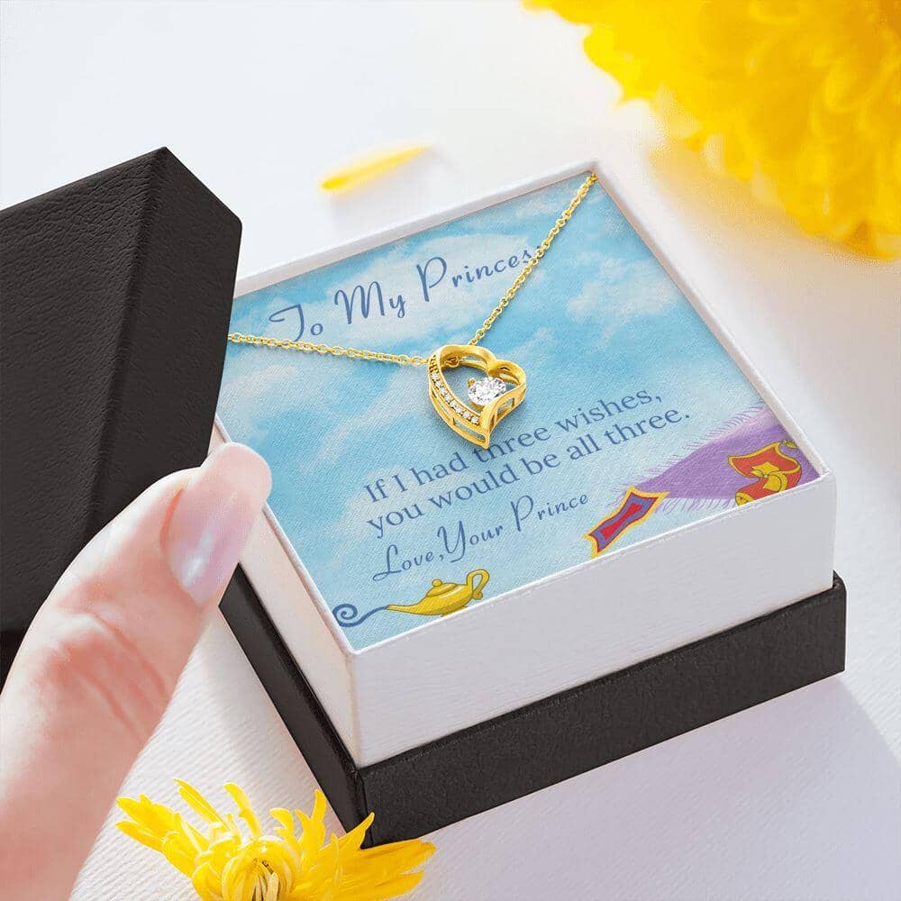 To My Princess - Three Wishes - Eternal Love Necklace - Celeste Jewel