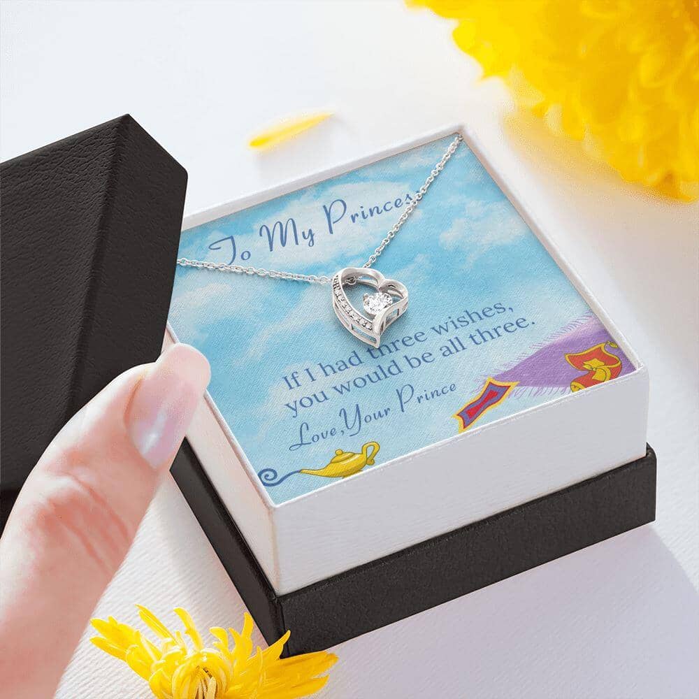 To My Princess - Three Wishes - Eternal Love Necklace - Celeste Jewel