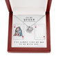 To My Queen - Always Find My Way - Love Knot Necklace - Celeste Jewel