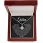 To My Queen - Straighten Your Crown - Eternal Hope Necklace - Celeste Jewel