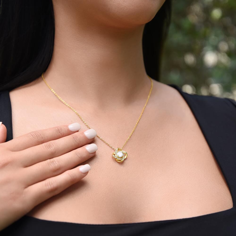To My Shieldmaiden - Romantic Gift - Love Knot Necklace - Celeste Jewel