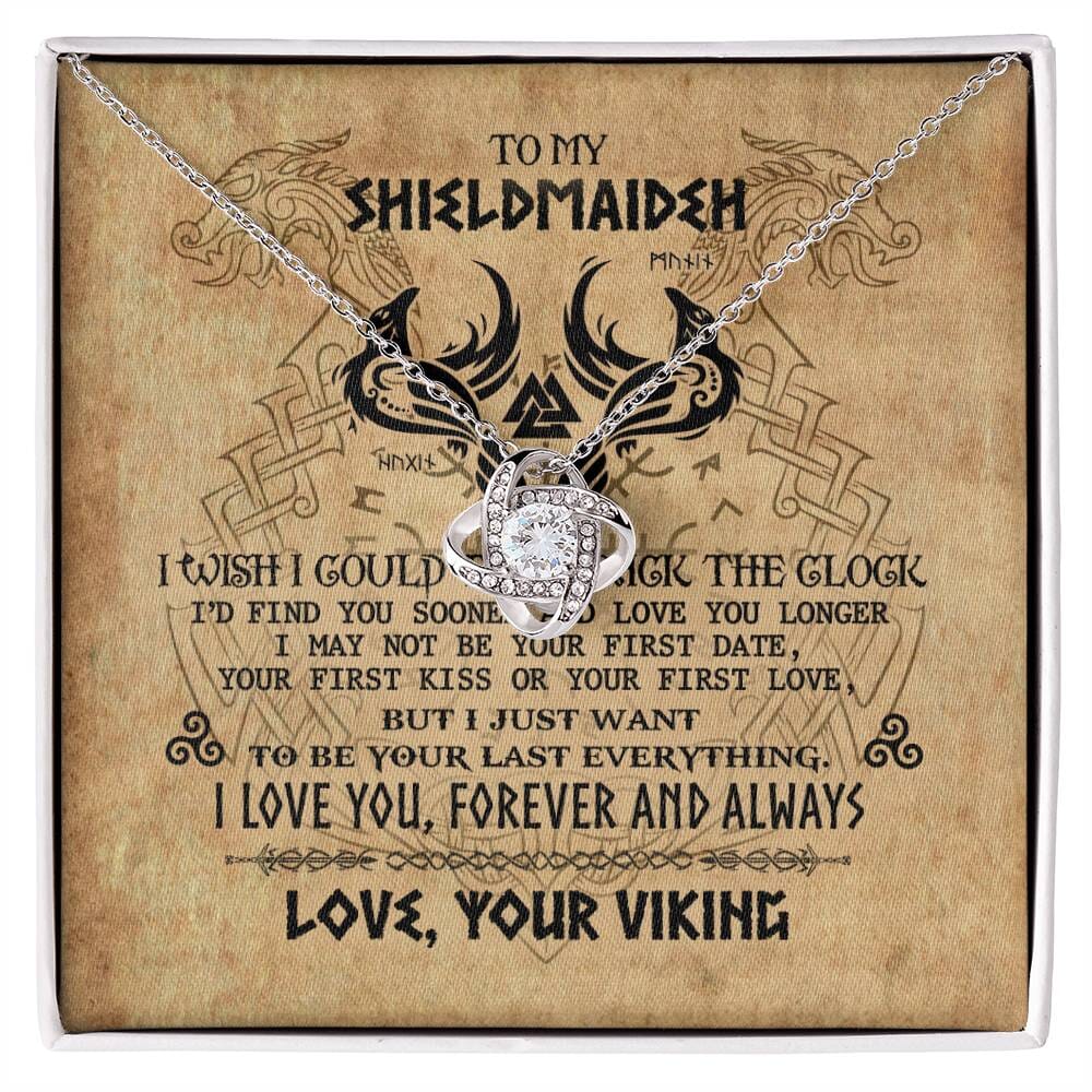 To My Shieldmaiden - Romantic Gift - Love Knot Necklace - Celeste Jewel
