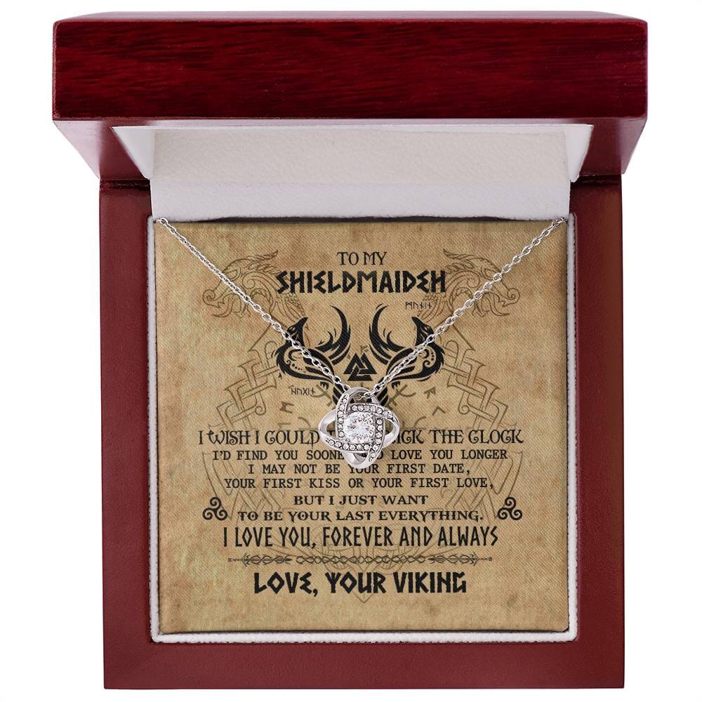 To My Shieldmaiden - Romantic Gift - Love Knot Necklace - Celeste Jewel