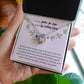 To My Sister In Law On Your Wedding Day Gift - Love Knot Necklace - Celeste Jewel