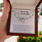 To My Sister In Law On Your Wedding Day Gift - Love Knot Necklace - Celeste Jewel