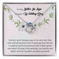 To My Sister In Law On Your Wedding Day Gift - Love Knot Necklace - Celeste Jewel