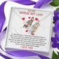 To My Smokin' Hot Lady - Only Buns For My Wiener - Love Knot Necklace - Celeste Jewel