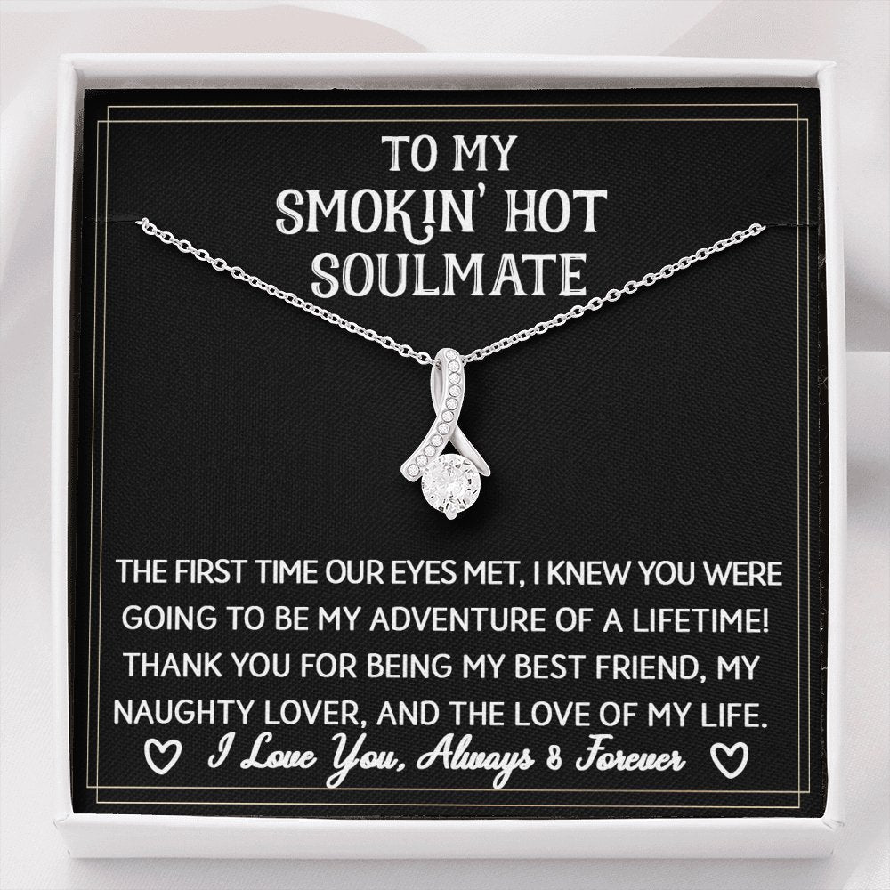 To My Smokin' Hot Soulmate - Sparkling Radiance Necklace - Celeste Jewel
