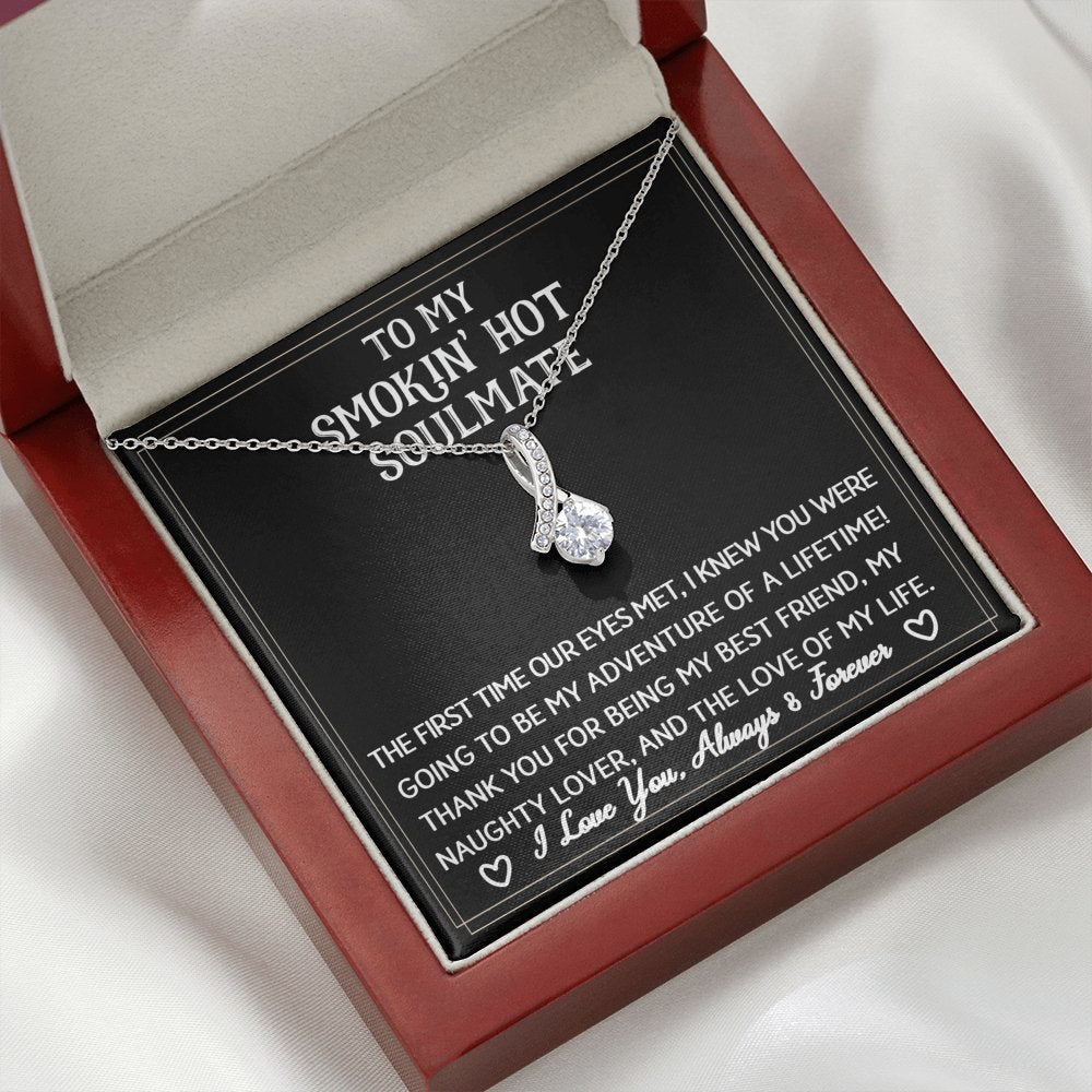 To My Smokin' Hot Soulmate - Sparkling Radiance Necklace - Celeste Jewel