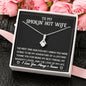 To My Smokin' Hot Wife - Sparkling Radiance Necklace - Celeste Jewel
