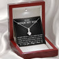 To My Smokin' Hot Wife - Sparkling Radiance Necklace - Celeste Jewel