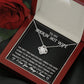 To My Smokin' Hot Wife - The First Time - Love Knot Necklace - Celeste Jewel