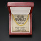 To My Son - Never Forget - Cuban Link Chain Necklace - Celeste Jewel