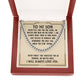 To My Son - Never Forget - Cuban Link Chain Necklace - Celeste Jewel